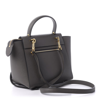 Celine Baby Grained Calfskin Micro Belt Bag Grey 3 of 9