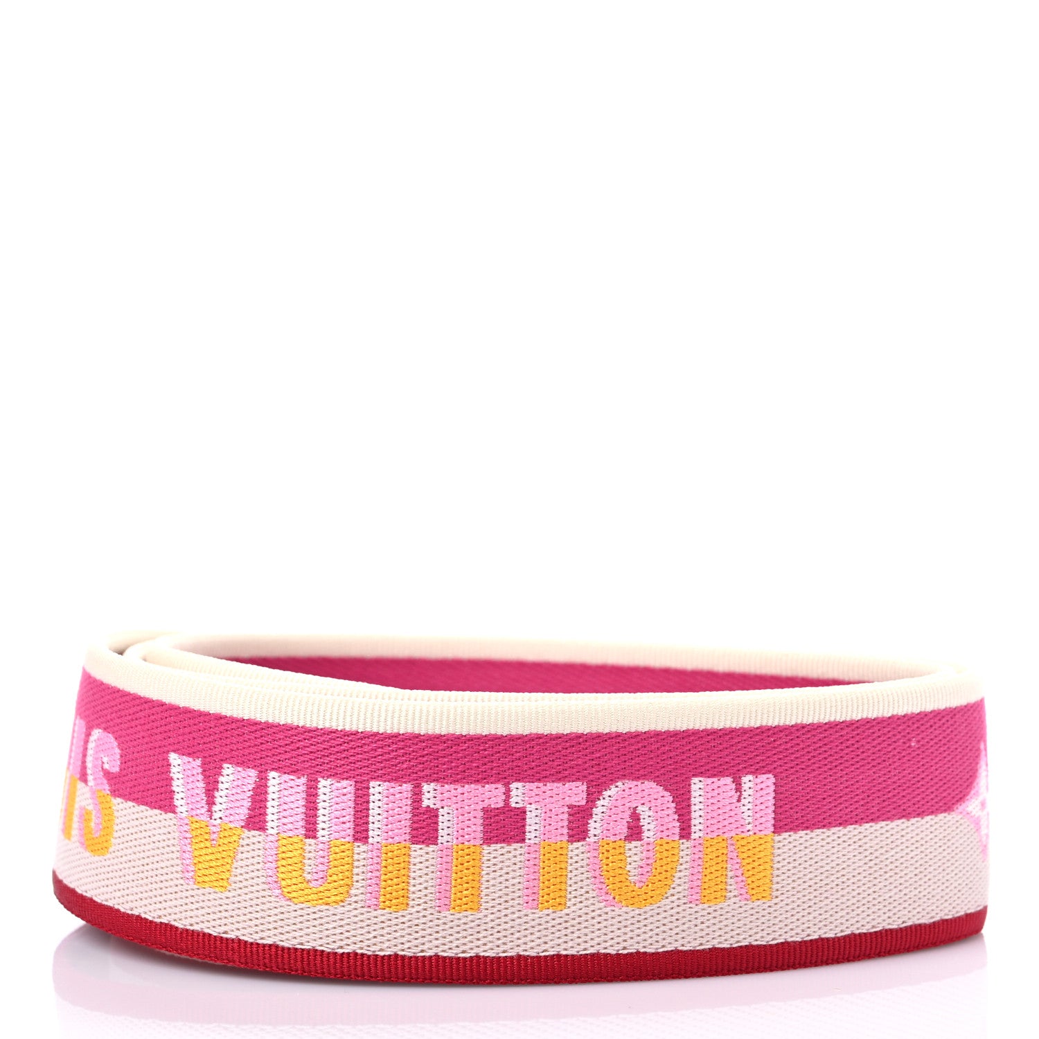Louis Vuitton Jacquard Speedy Bandouliere 20 Shoulder Strap Fuchsia 2 of 3