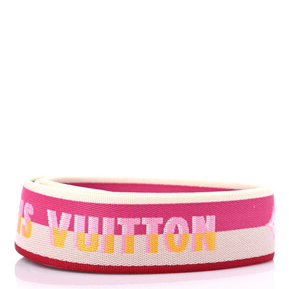 Louis Vuitton Jacquard Speedy Bandouliere 20 Shoulder Strap Fuchsia 2 of 3