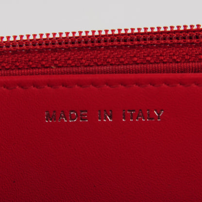 Chanel Caviar Timeless CC Wallet On Chain WOC Red 8 of 9