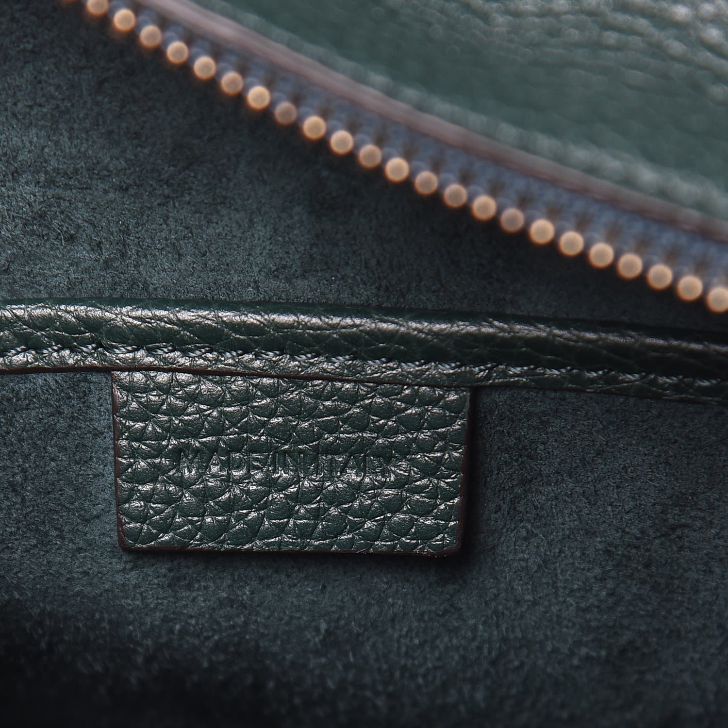 Celine Drummed Calfskin Nano Luggage Amazone 6 of 10