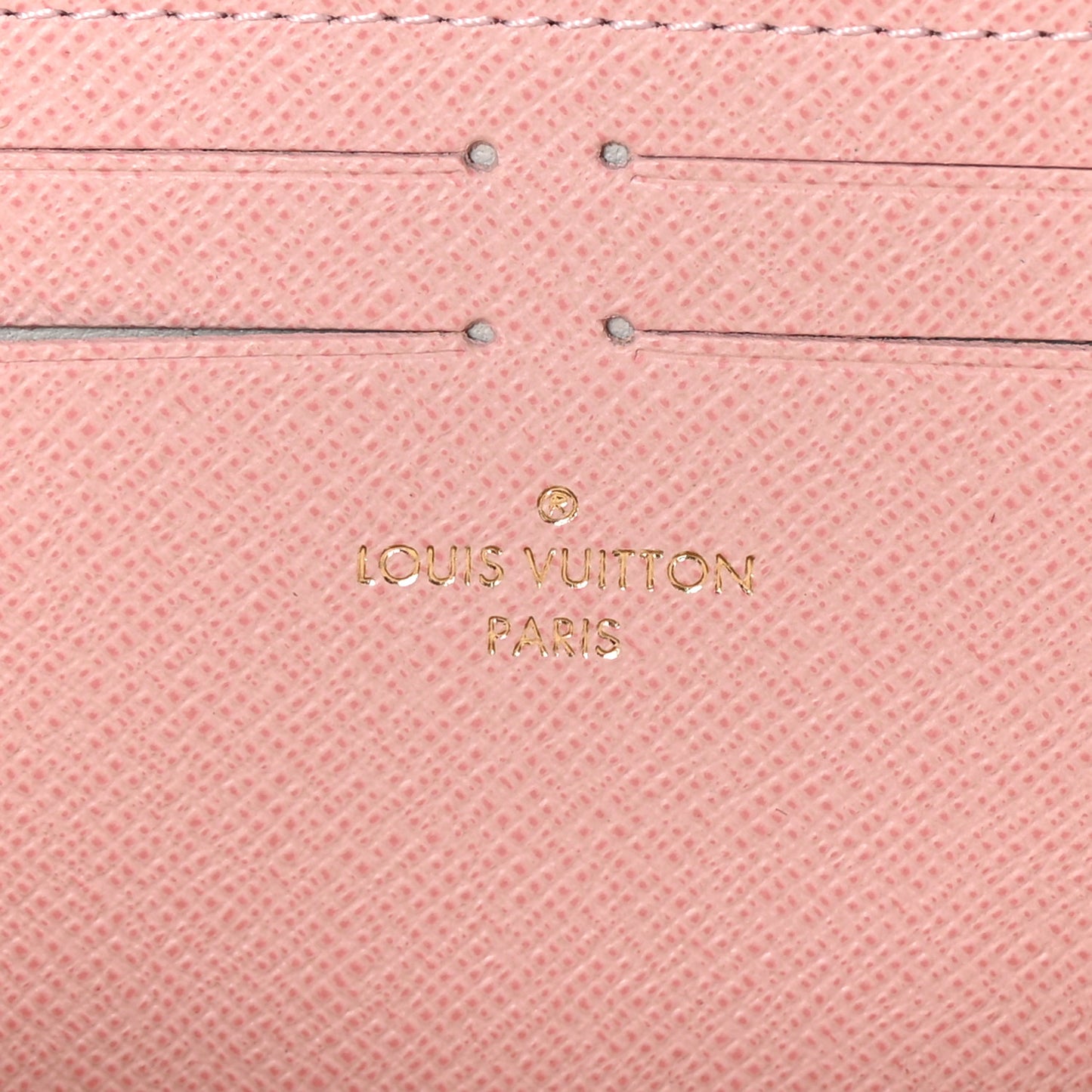 Damier Azur Clemence Wallet Rose Ballerine