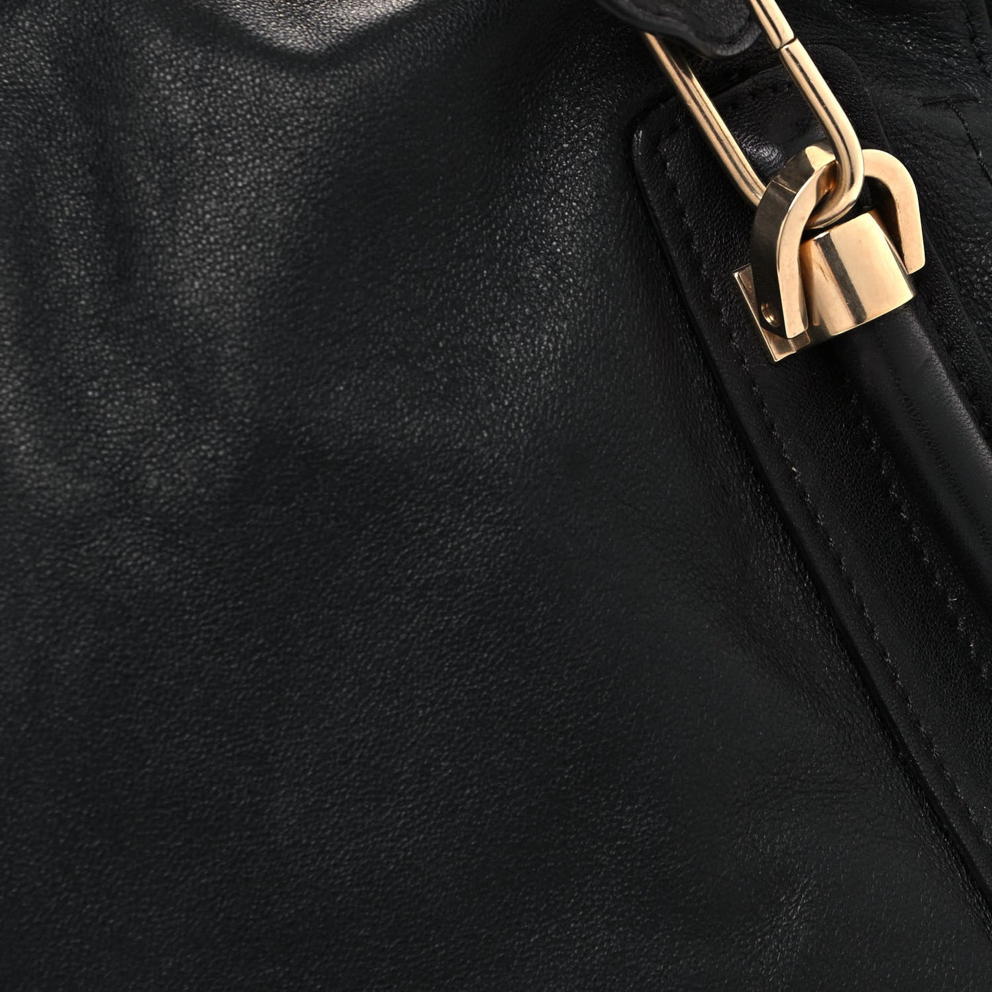 Calfskin Large Military Paraty Black