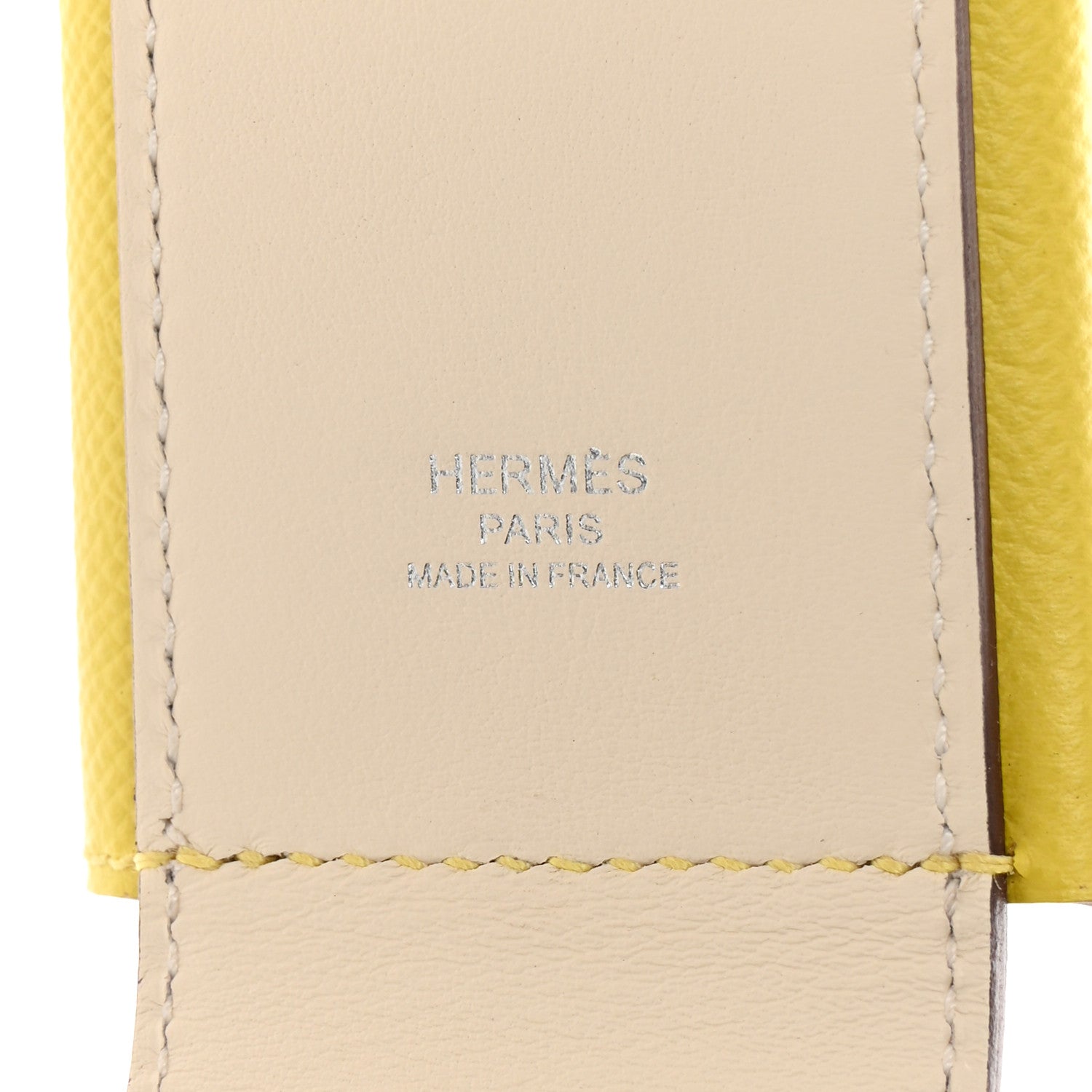 Hermes Swift Epsom Pocket Kelly Shoulder Strap Nata Lime 3 of 5