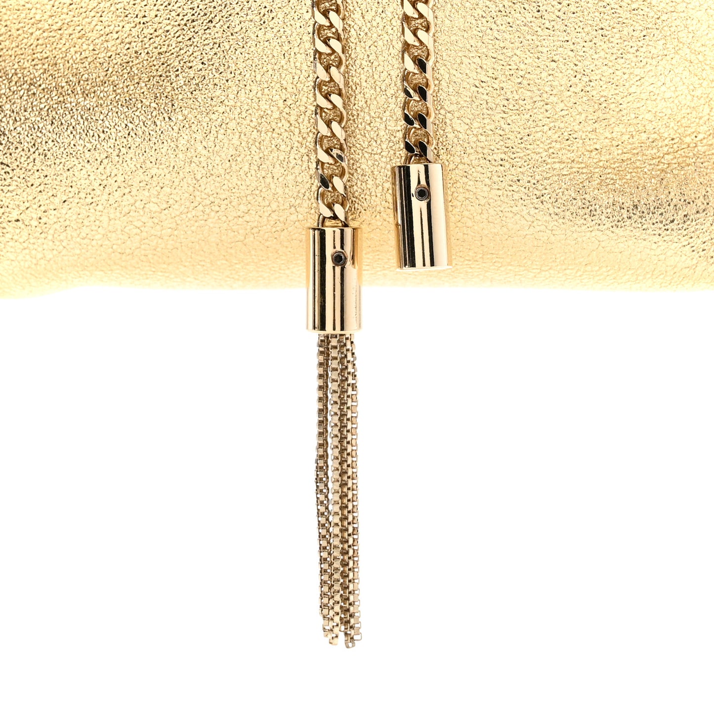 Metallic Nappa Micro Bon Bon Bag Gold
