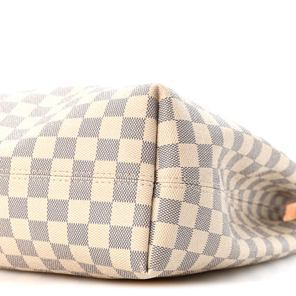Louis Vuitton Damier Azur Graceful MM Rose Ballerine 9 of 11
