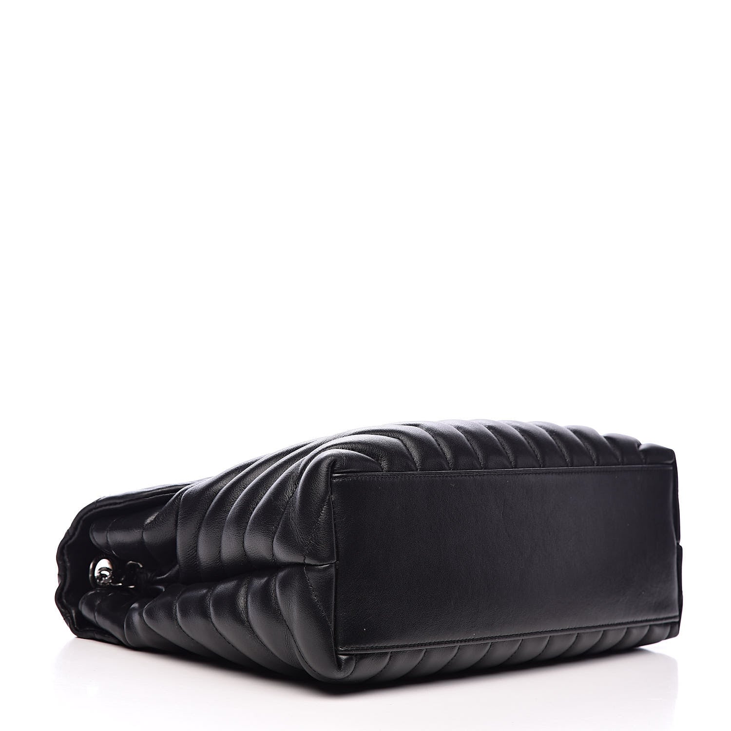 Saint Laurent Calfskin Y Quilted Monogram Medium Loulou Chain Satchel Black 4 of 16