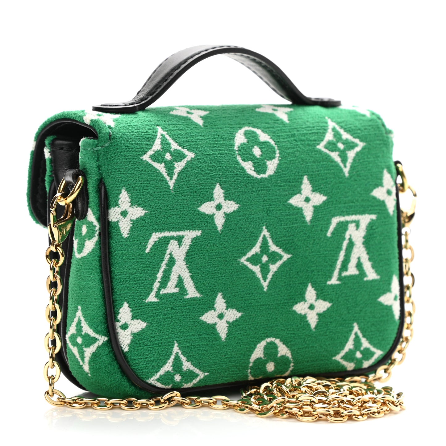 Monogram Jacquard Velvet Micro Metis Green