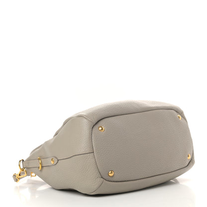 Prada Vitello Daino Shoulder Bag Argilla 4 of 10