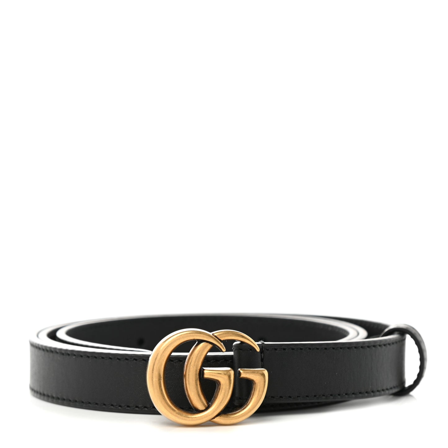 Calfskin Double G 20mm Belt 95 38 Black