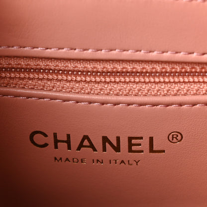 Chanel Denim Quilted Nano Kelly Shopper Orange Black 6 of 11