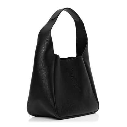 Prada Vitello Daino Dynamique Hobo Black 2 of 4