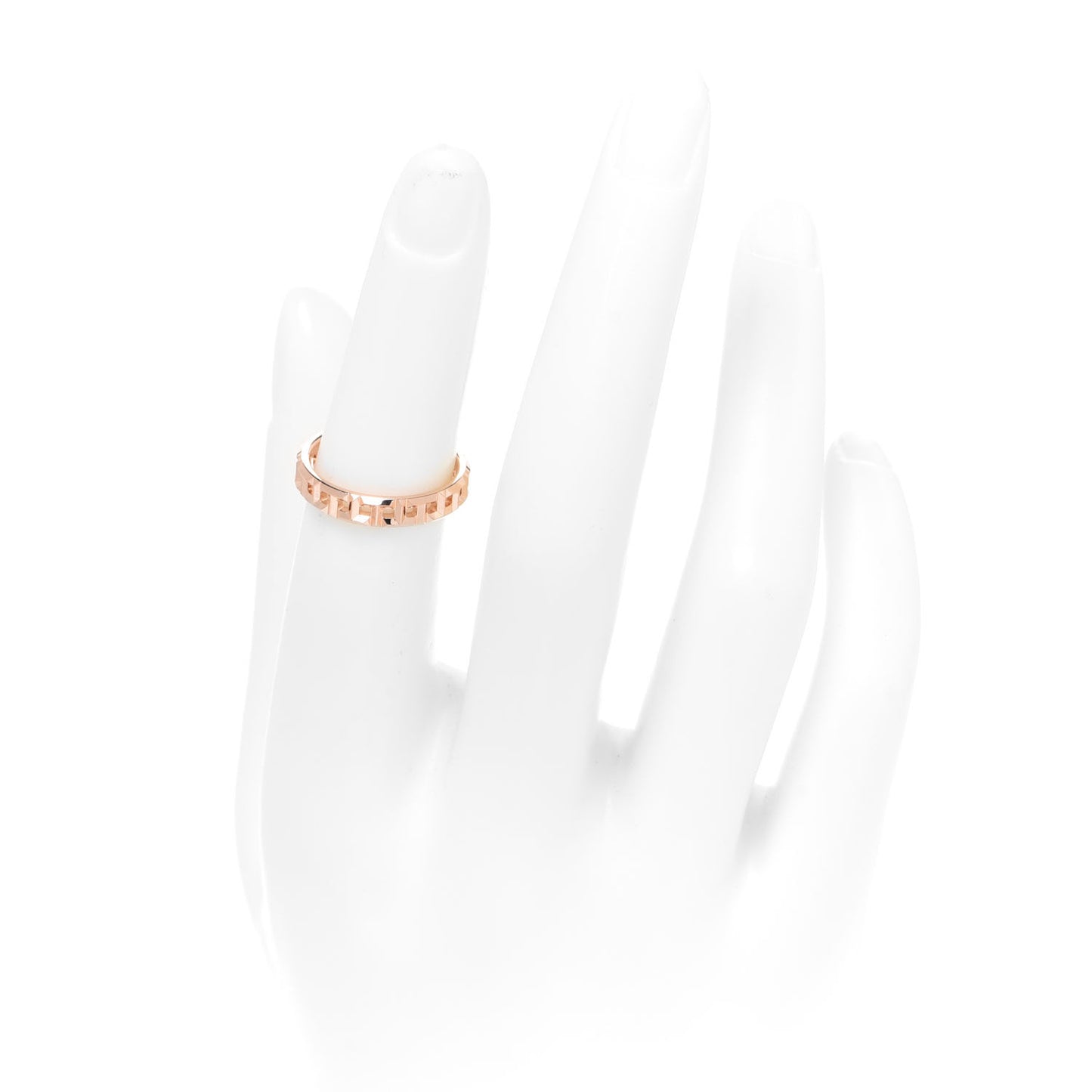 18K Rose Gold Narrow T True Ring 49 5