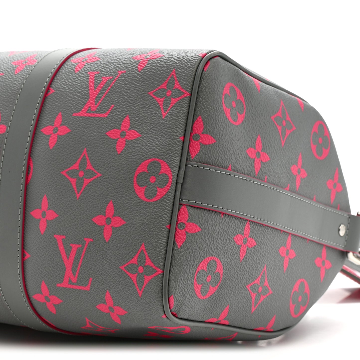 Monogram Glow Up Keepall Bandouliere 35 Grey Pink