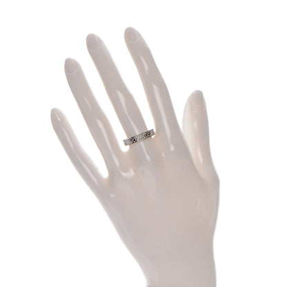 Gucci 18K White Gold Diamond Icon Stardust Thin Band Ring 54 7 2 of 5