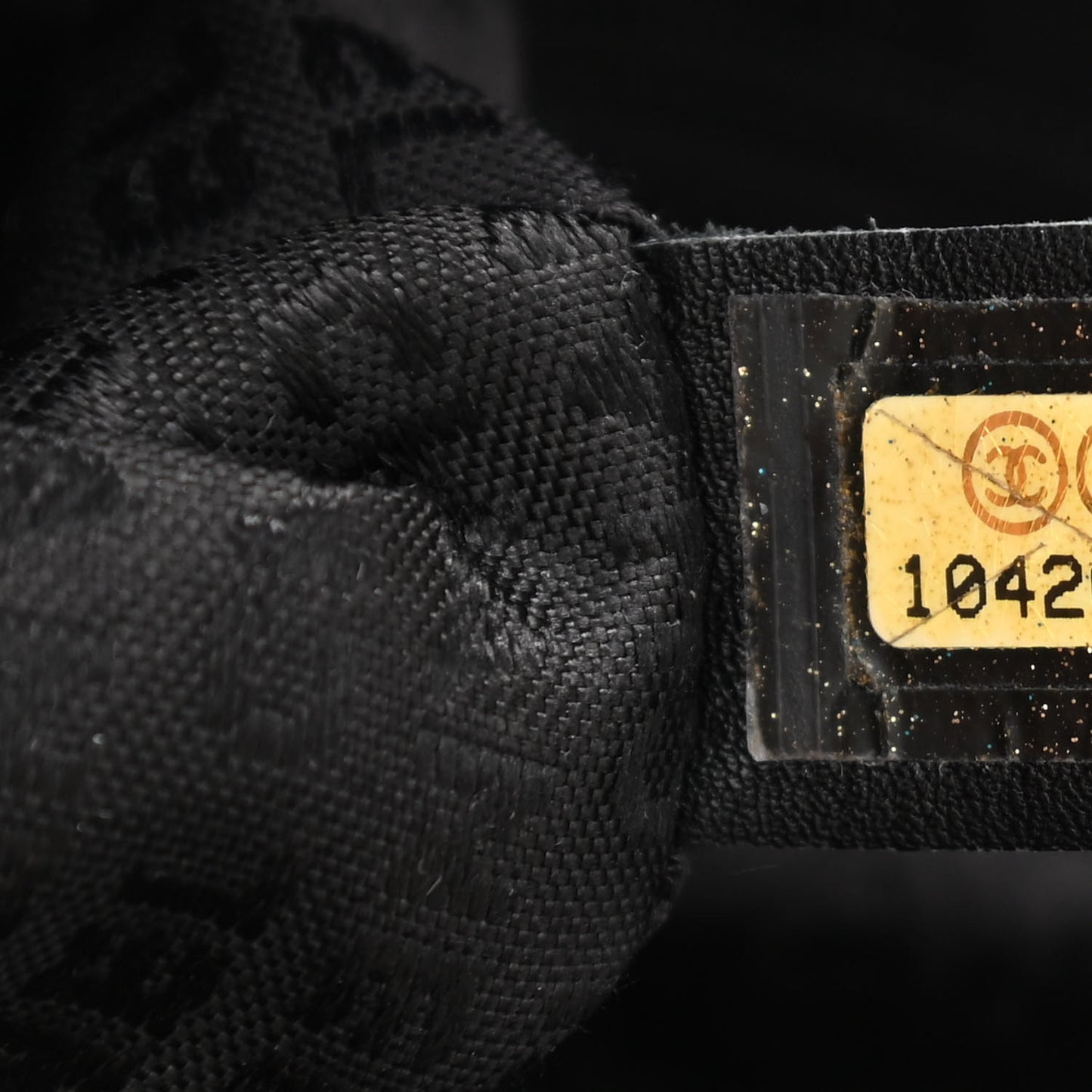 Calfskin Quilted Chain Stitch Bowler Bag Black