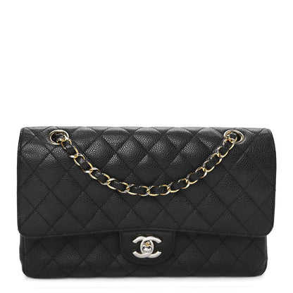 Chanel Caviar Quilted Medium Double Flap Black 1 of 13
