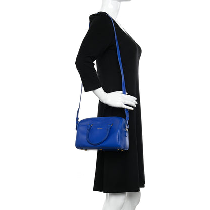 Saint Laurent Calfskin Classic Baby Duffle Blue 2 of 13