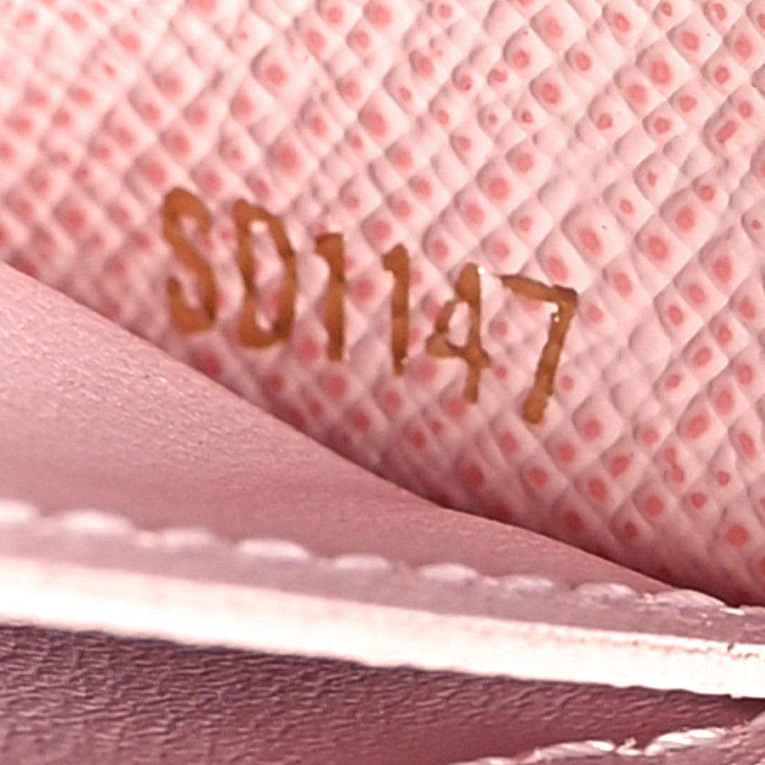 Louis Vuitton Monogram Clemence Wallet Rose Ballerine 7 of 10