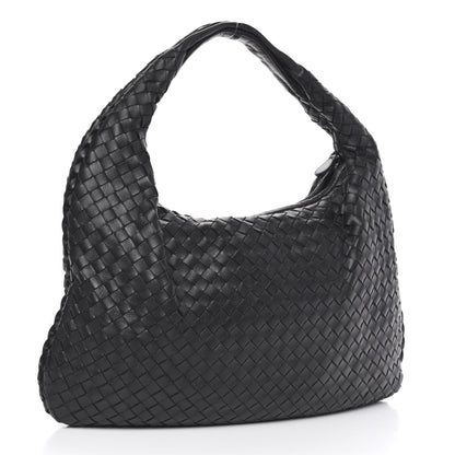 Bottega Veneta Nappa Intrecciato Large Veneta Hobo Black 3 of 12