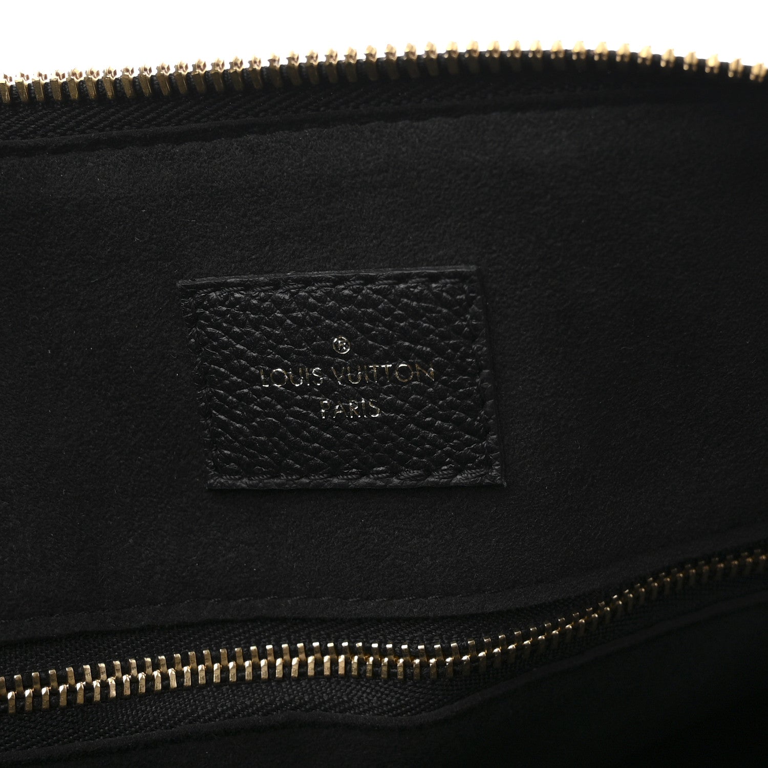 Louis Vuitton Empreinte Monogram Giant Speedy Bandouliere 25 Black 6 of 10