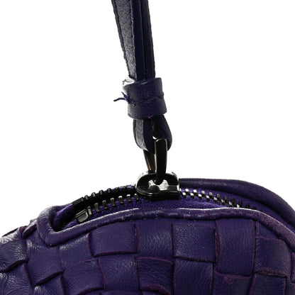 Bottega Veneta Nappa Intrecciato Cosmetic Wristlet Purple 7 of 7
