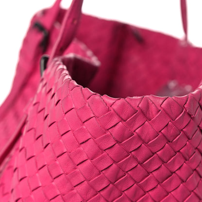Bottega Veneta Nappa Intrecciato Large Seamless Tote Fuchsia 22 of 27
