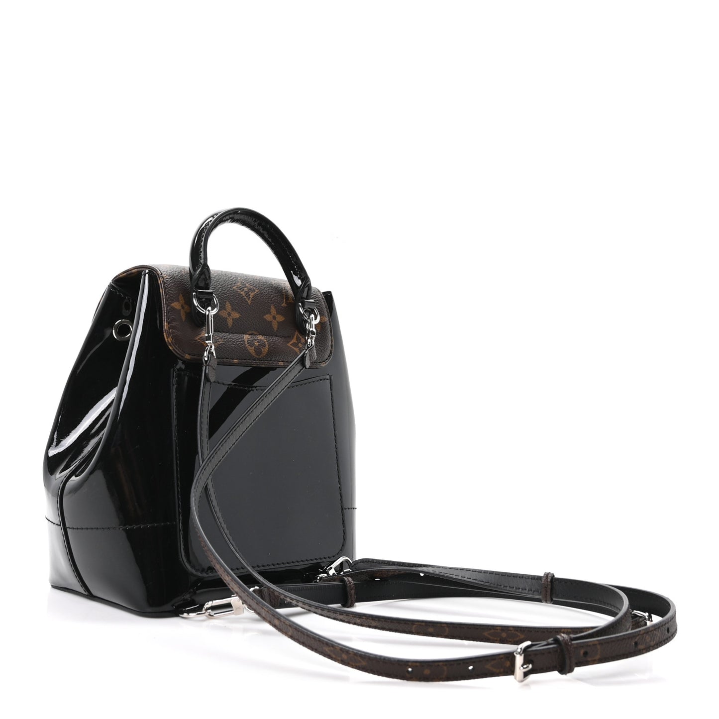 Patent Monogram Hot Springs Backpack Black