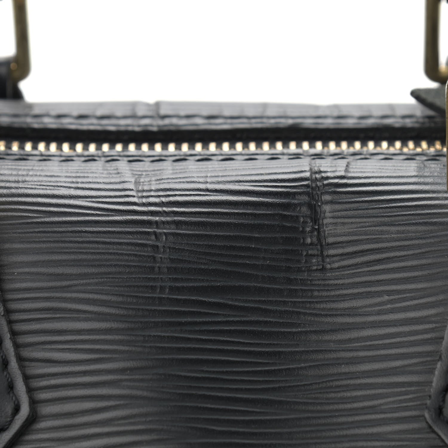 Louis Vuitton Epi Speedy 25 Black 12 of 13
