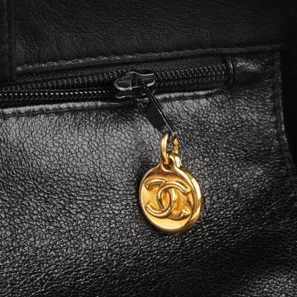 Chanel Lambskin CC Tote Black 11 of 11