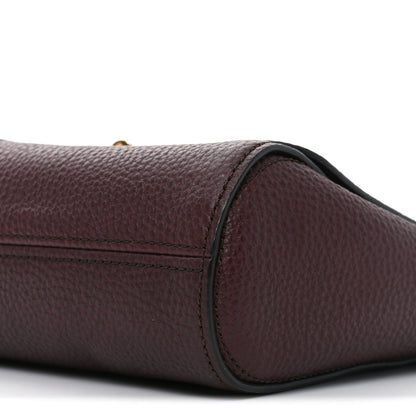 Mulberry Small Classic Grain Calfskin Small Lily Flap Oxblood 9 of 9