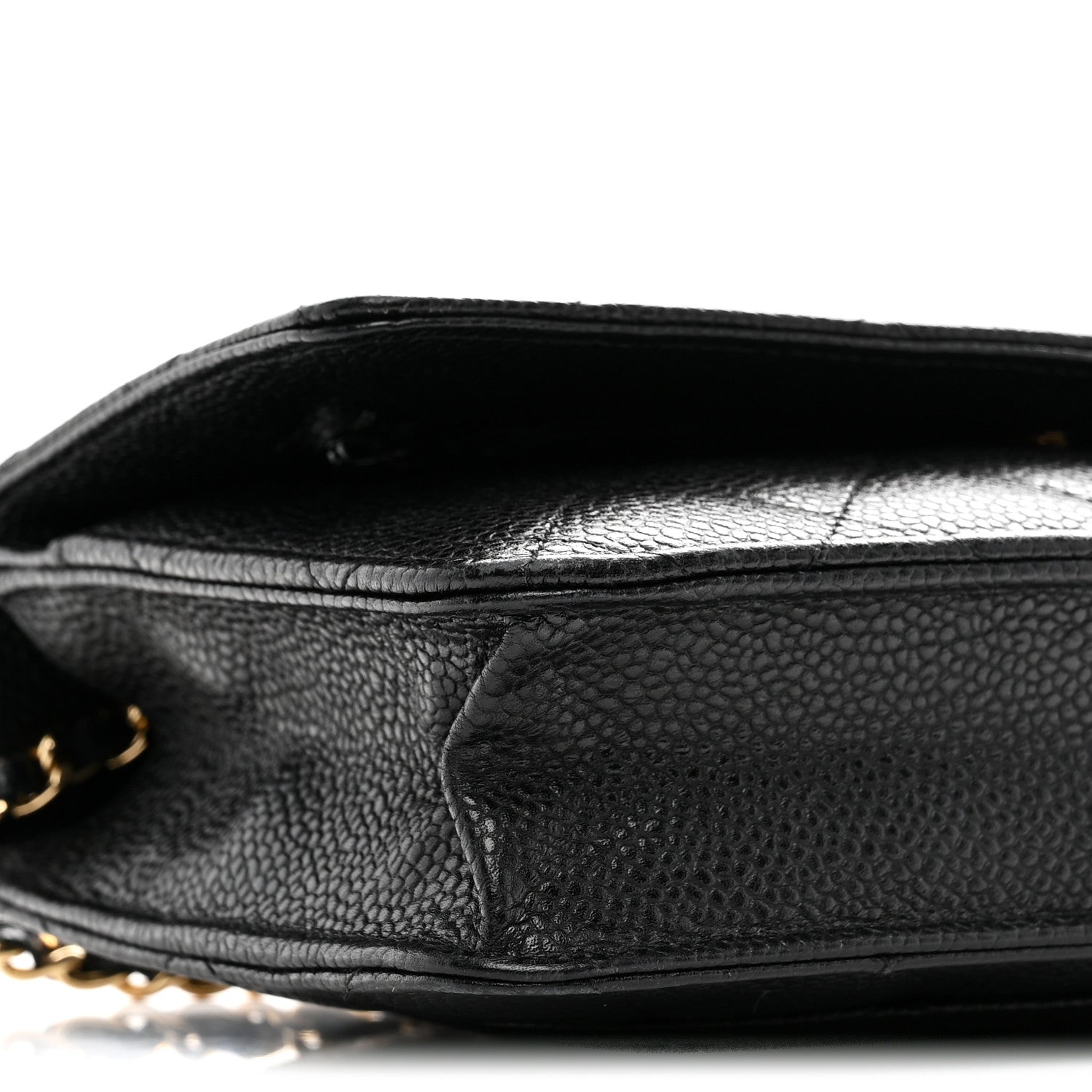 Chanel Caviar Quilted Wallet on Chain WOC Black 10 of 12