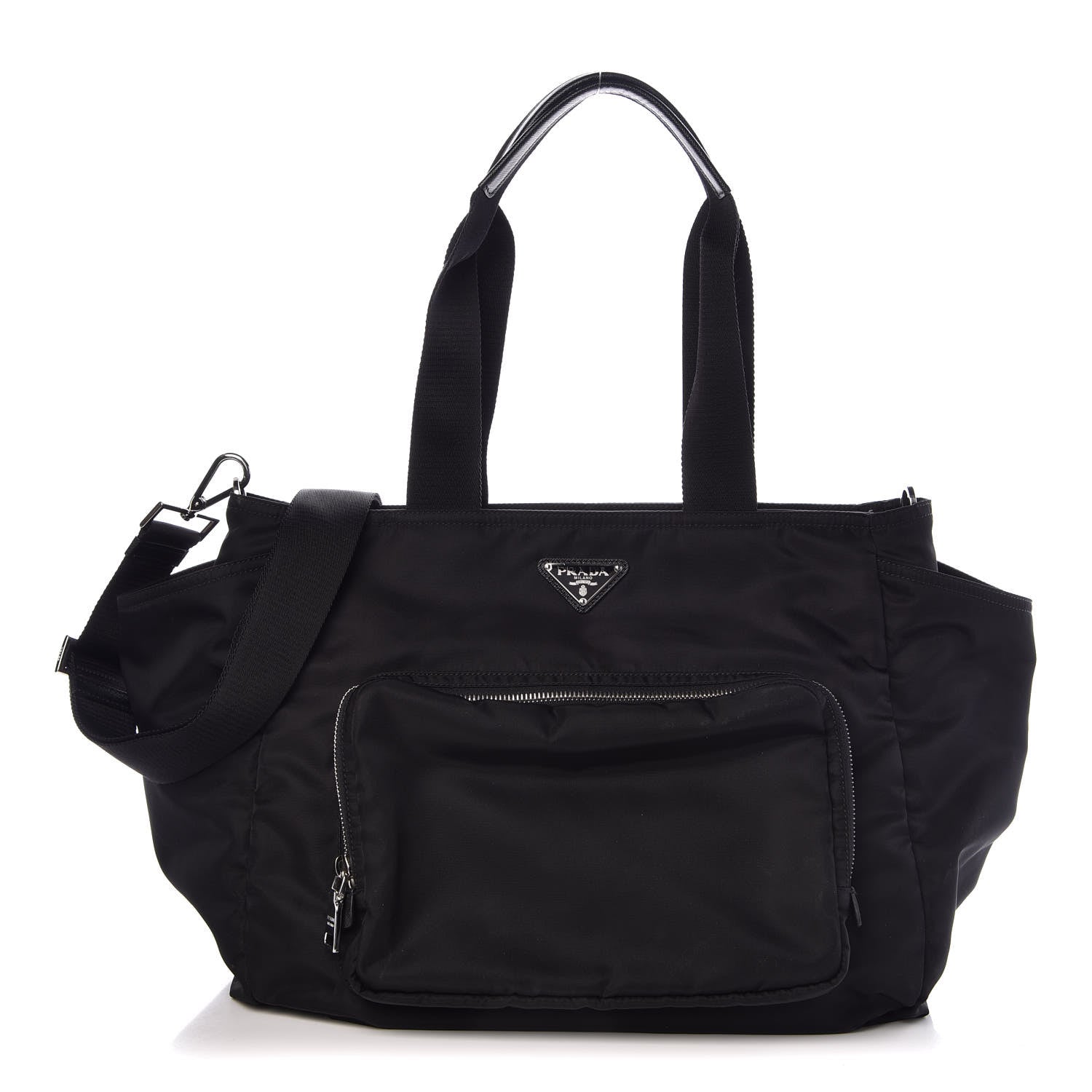 Prada Tessuto Nylon Vela Diaper Bag Black 1 of 10