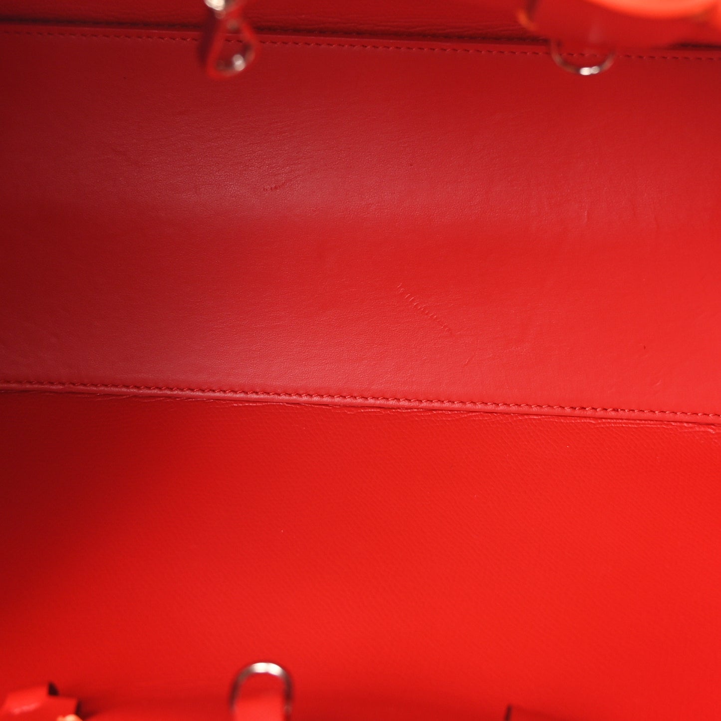 Calfskin Empire Spike Studded East West Cabata Tote Sunrise Multicolor