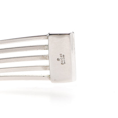 Gucci Metal Choker Necklace Silver 3 of 3