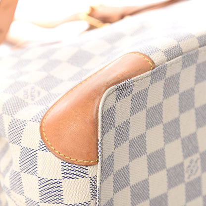 Louis Vuitton Damier Azur Hampstead MM 10 of 16