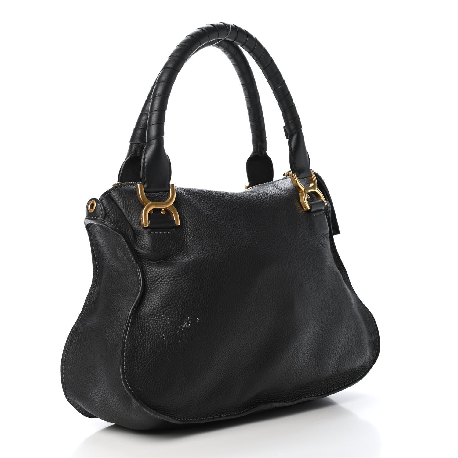 Chloe Calfskin Medium Marcie Satchel Black 2 of 5