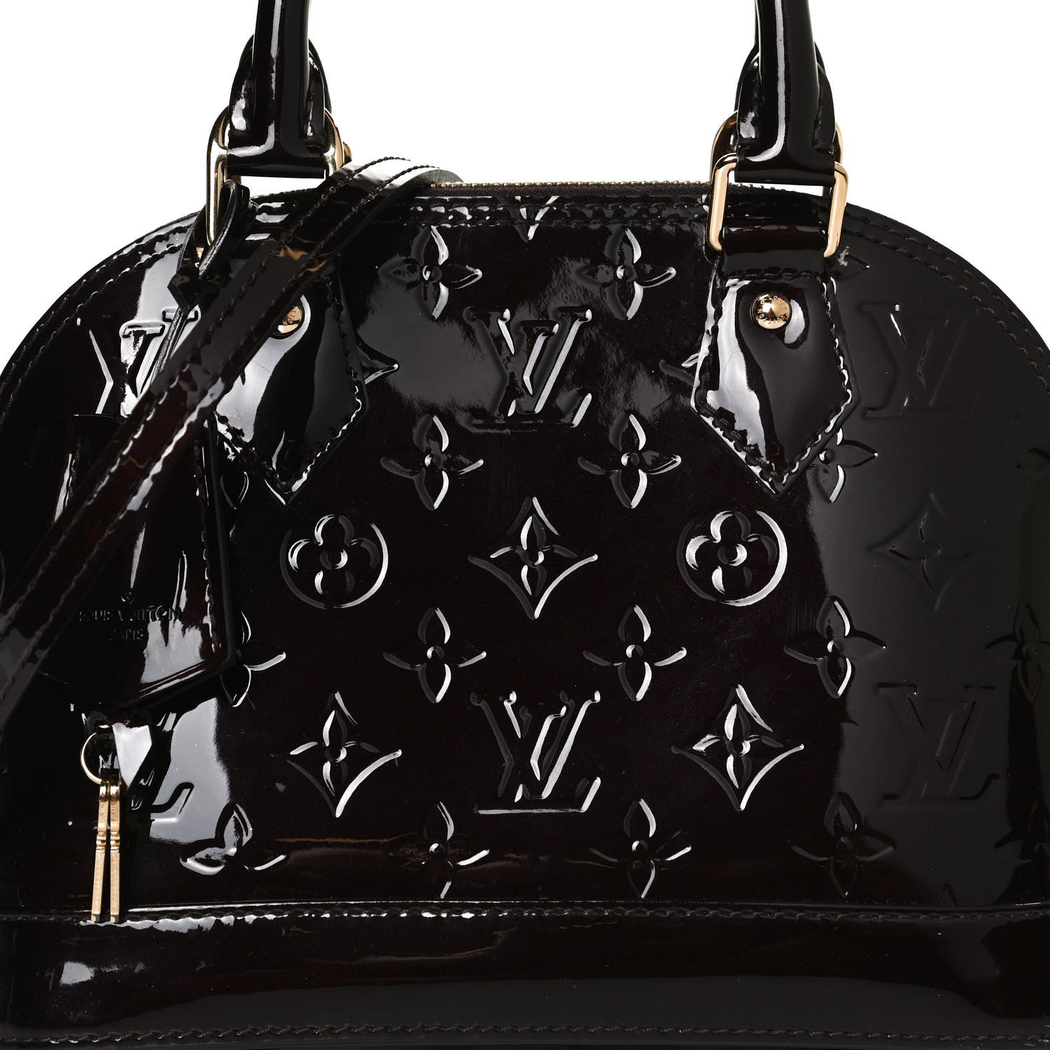 Louis Vuitton Vernis Alma BB Amarante 7 of 12