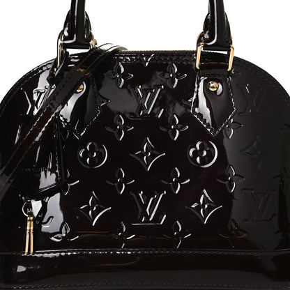 Louis Vuitton Vernis Alma BB Amarante 7 of 12