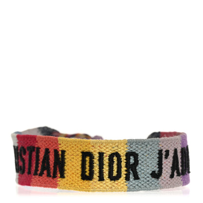 Christian Dior Woven Cotton J'Adior Friendship Bracelet Multicolor 1 of 4