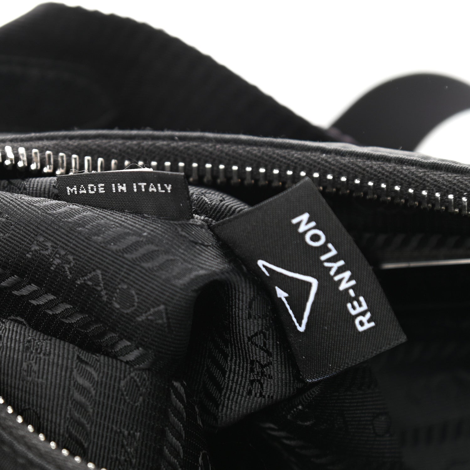 Prada Nylon Re-Edition 2005 Shoulder Bag Black 7 of 10