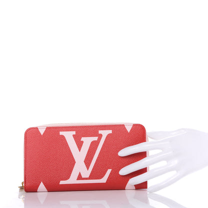 Louis Vuitton Monogram Giant Zippy Wallet Rouge Rose 2 of 7