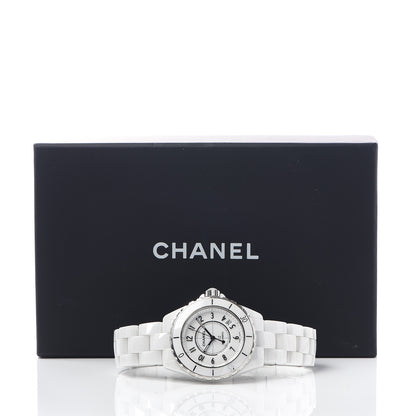 Chanel Stainless Steel Ceramic 38mm J12 Automatic Watch White 7 of 7