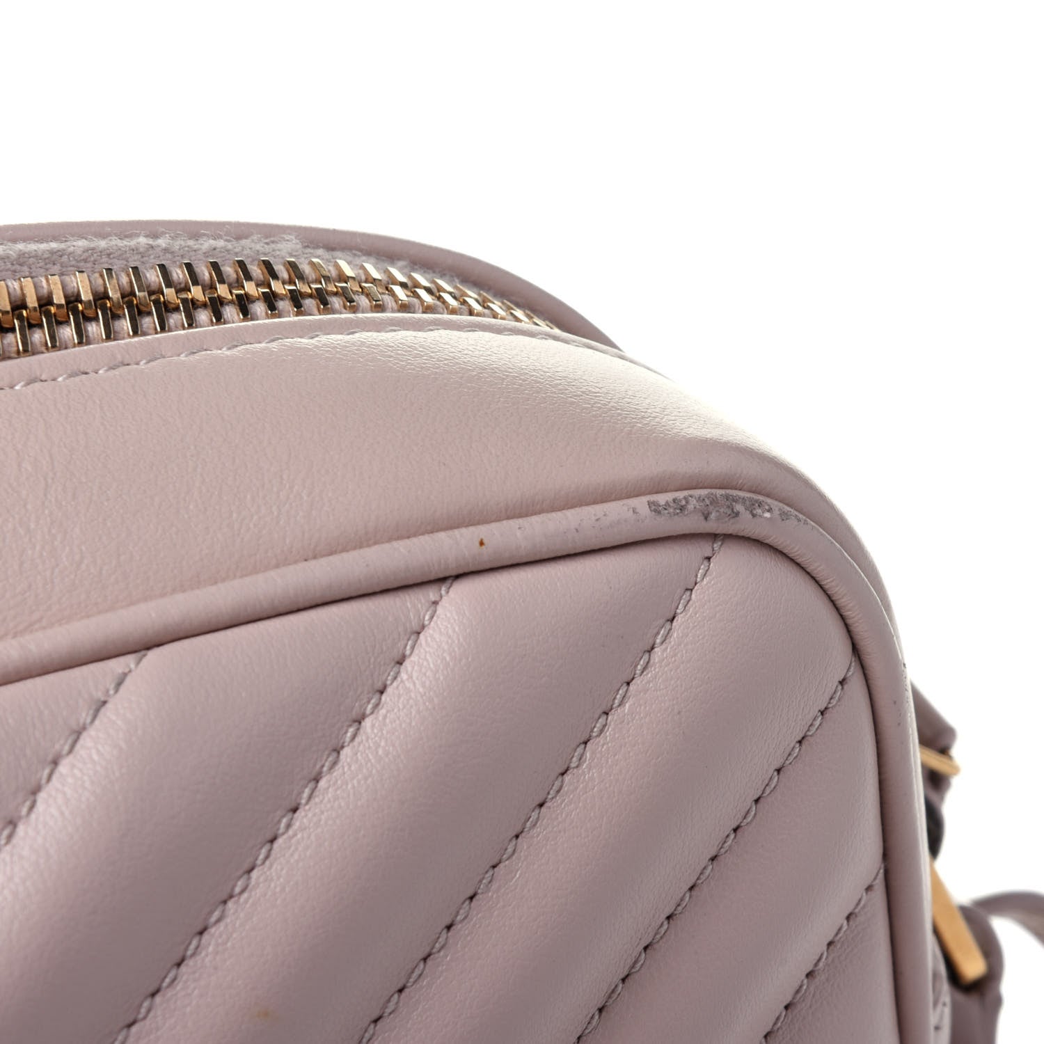 Saint Laurent Calfskin Matelasse Monogram Lou Camera Bag Washed Light Pink 5 of 5