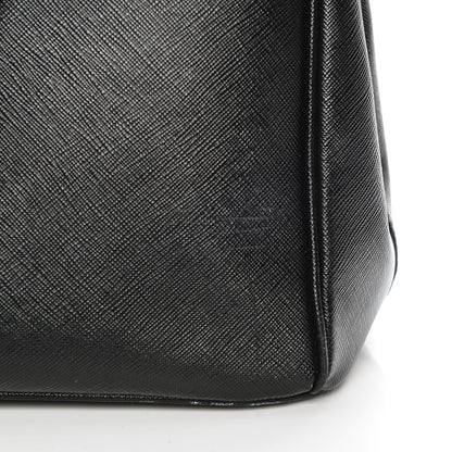 Prada Saffiano Medium Galleria Double Zip Tote Black 12 of 12