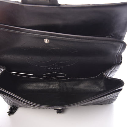 Chanel Metallic Aged Calfskin Quilted 2.55 Reissue 226 Flap So Black 5 of 10
