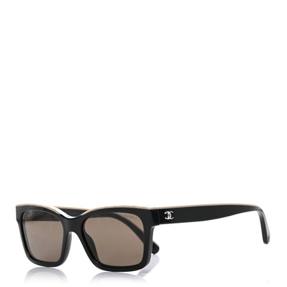 Chanel Acetate Square Sunglasses 5417 Black 1 of 7
