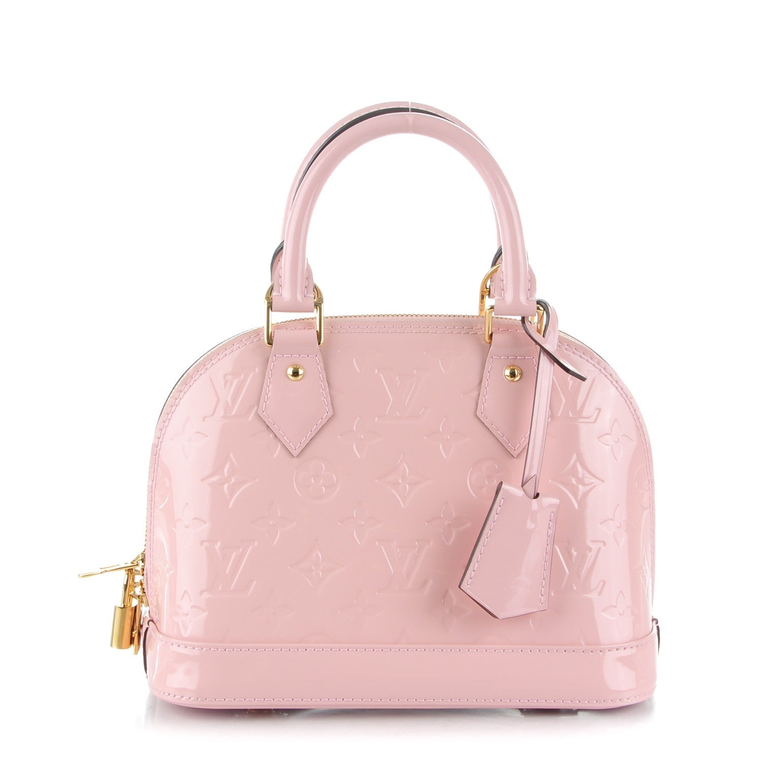 Louis Vuitton Vernis Alma BB Rose Ballerine 1 of 7