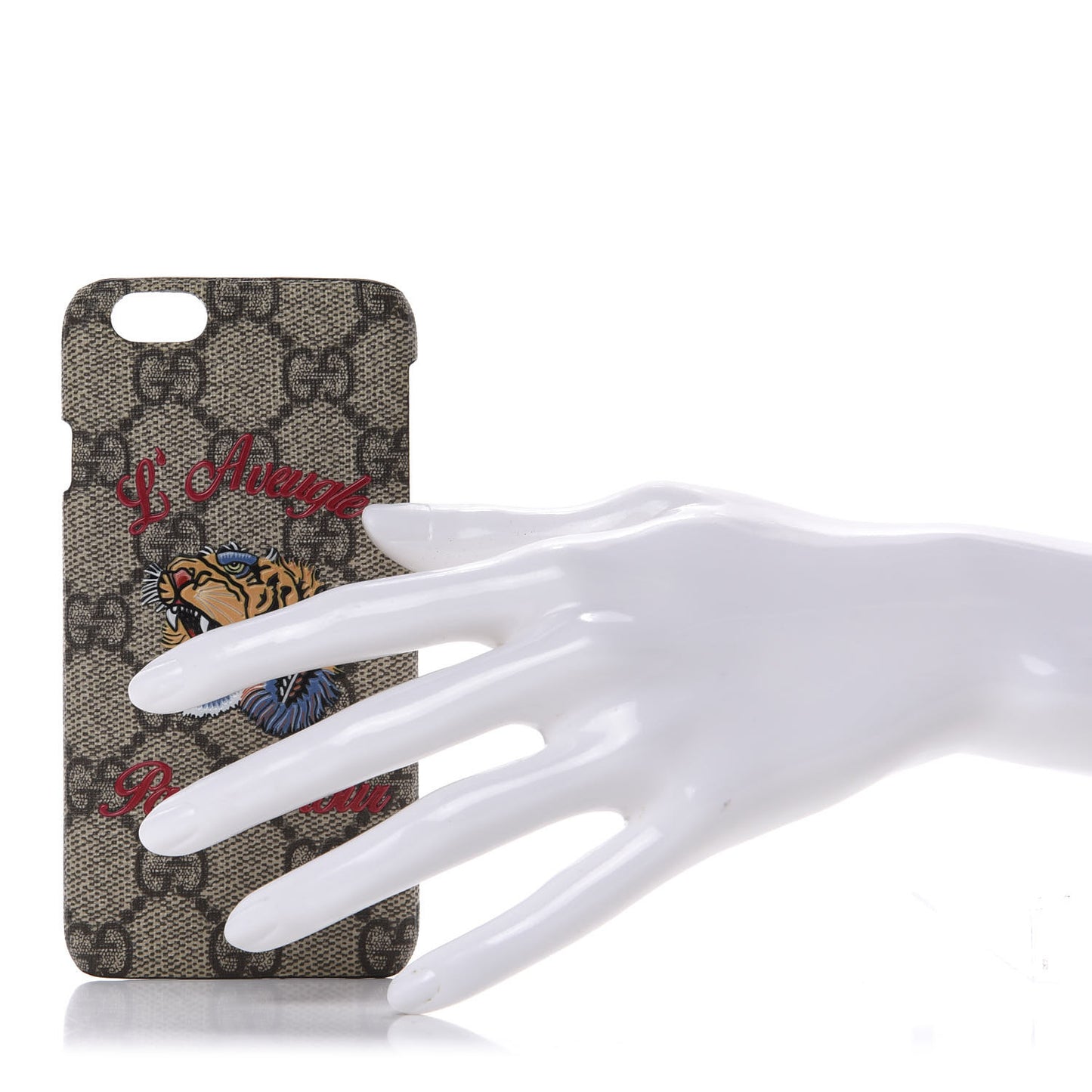 GG Supreme Monogram Tiger Print iPhone 6 Plus Case