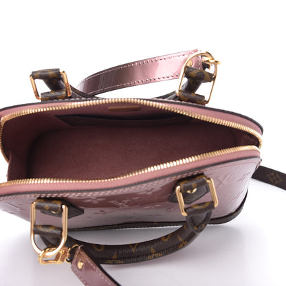 Louis Vuitton Vernis Monogram Alma BB Rose Pale Metallise 5 of 9